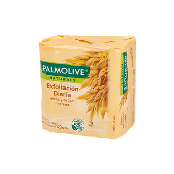 Akí Jabón palmolive exfoliación diaria avena y azúcar more 3 x 120 g oferta