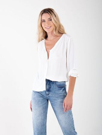 NAF NAF Camisa con escote en v oferta