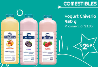 Tia Yogurt Chiveria 950g oferta