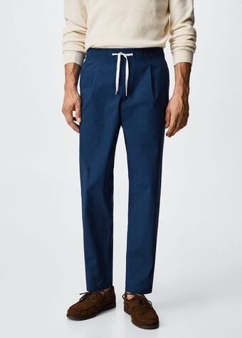 Mango Pantalón jogger algodón oferta