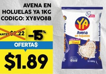 Avena en Holuelas Ya 1kg