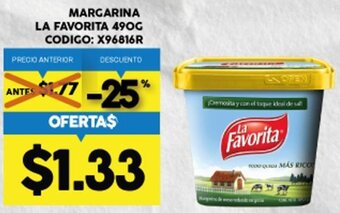 Coral Hipermercados Margarina La Favorita 490g oferta