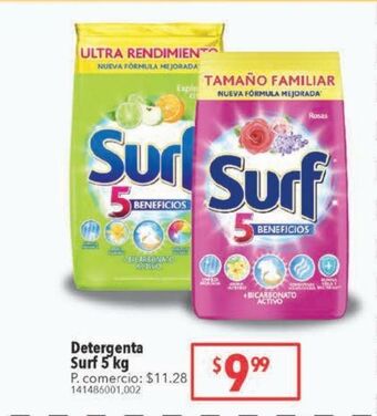 Tia Detergente surf 5kg oferta