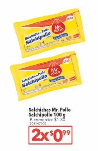 Tia Salchicha mr. pollo 100g oferta