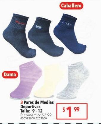 Tia 3 pares de medias oferta
