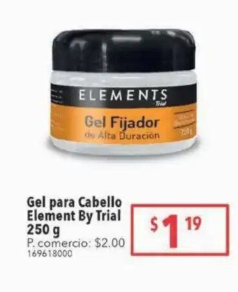 Tia Gel para cabello element 250g oferta