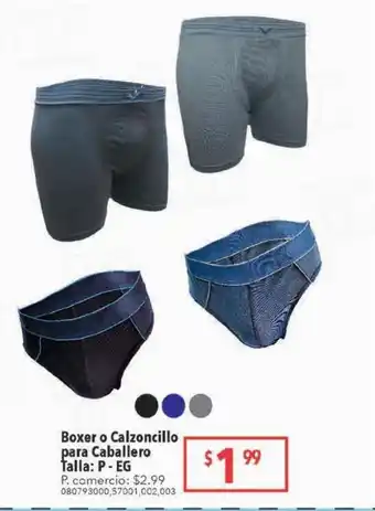 Tia Boxer o calzoncillo para caballero oferta