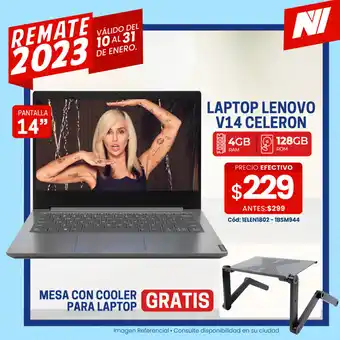 Novicompu Laptop Lenovo V14 Celeron oferta