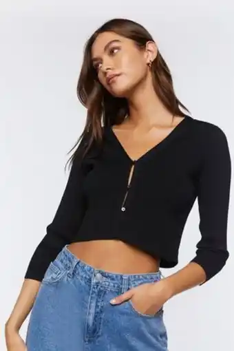 Forever 21 Sweater-knit crop top oferta