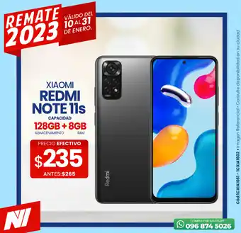 Novicompu Xiaomi Redmi Note11s oferta