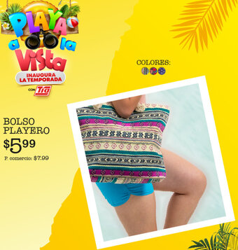 Tia Bolso Playero oferta