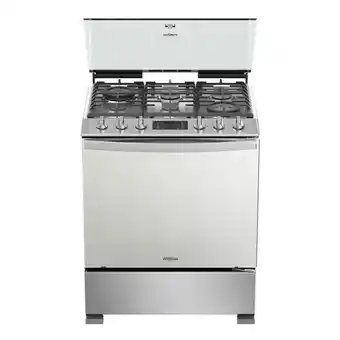 Marcimex Whirlpool - cocina a gas lwfr7410s | inox oferta