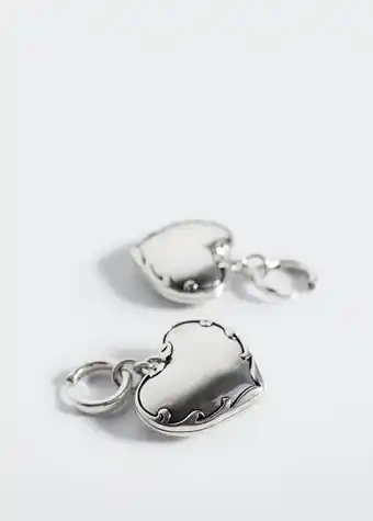 Mango Pendientes corazón oferta