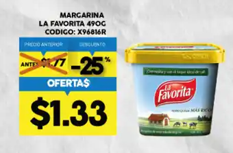 Margarina La Favorita 490g