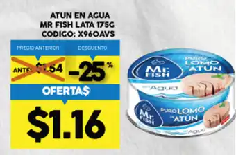 Coral Hipermercados Atun en Agua Mr. Fish lata 175g oferta