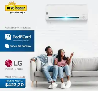 Orve Hogar LG A/A Split oferta