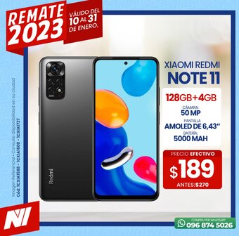 Novicompu Xiaomi Redmi Note11 oferta