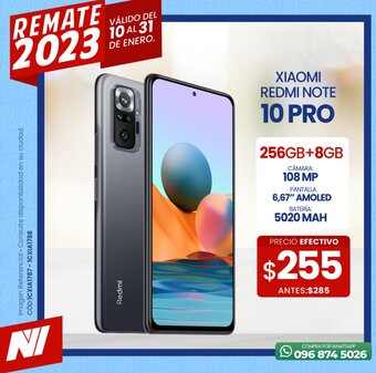 Novicompu Xiaomi Redmi Note 10 Pro oferta
