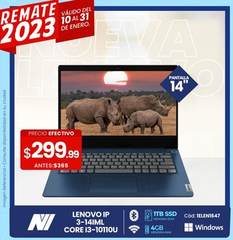 Novicompu Lenovo IP 3-14IML Core i3-10110U oferta