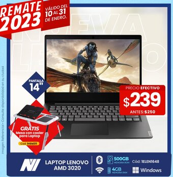 Novicompu Lenovo Laptop AMD 3020 14" oferta