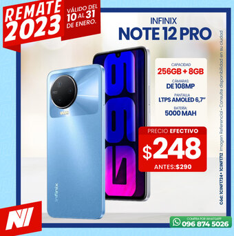 Novicompu Infinix Note 12 Pro oferta