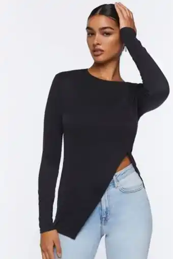 Forever 21 Asymmetrical split-hem top oferta