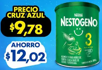 Farmacias Cruz Azul Nestogeno 3 800g oferta