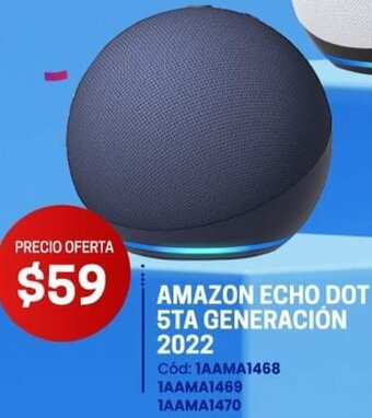 Novicompu Amazon Echo Dot 5TA Generación 2022 oferta