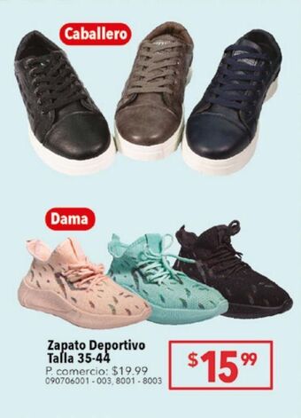 Tia Zapato deportivo talla 35 - 44 oferta