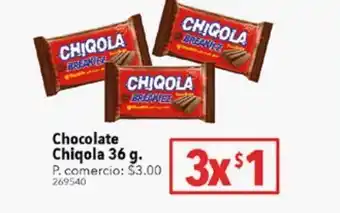 Tia Chocolate chiqola 36g x 3uds oferta