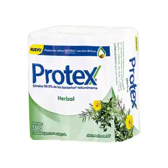 Akí Protex jabón herbal 3 x 110g oferta