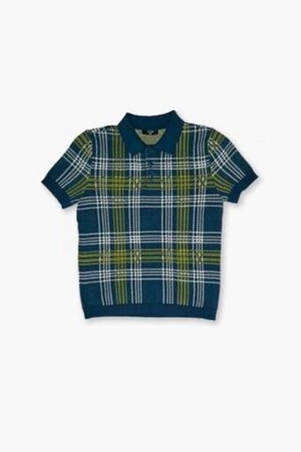 Forever 21 Kids plaid polo shirt (girls + boys) oferta