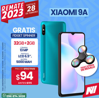 Novicompu Xiaomi 9A oferta
