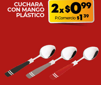 Tia Cuchara con Mango Plástico oferta