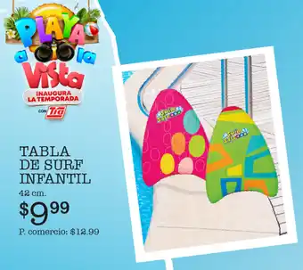 Tia Tabla de Surf Infantil 42cm oferta