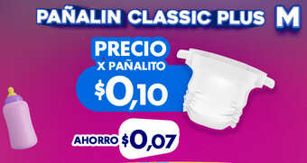 Farmacias Cruz Azul Pañalin Classic Plus M oferta