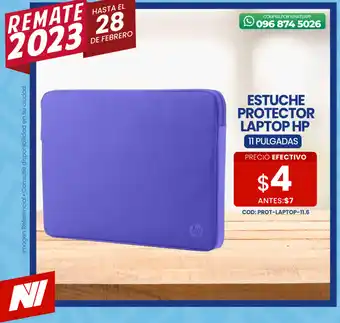Novicompu Estuche Protector Laptop Hp oferta