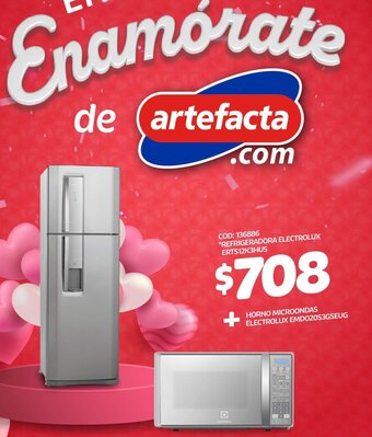 Refrigeradora Electrolux + Horno Microondas Electrolux