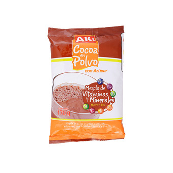 Akí Cocoa con vitaminas aki funda oferta