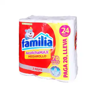 Akí Familia papel higiénico megarollo precio especial 24 x 33m oferta