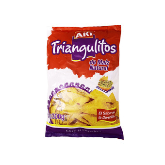 Akí Triangulitos de maíz aki funda oferta