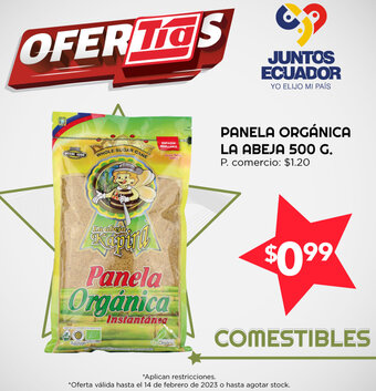 Tia Panela Orgánica La Abeja 500g oferta
