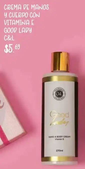 Mi Comisariato Crema de Manos y Cuerpo con Vitamina E Good Lady C&L oferta