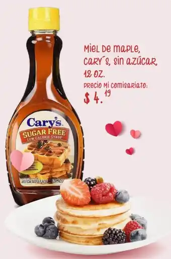 Mi Comisariato Miel de Maple Caty's Sin Azúcar 12oz oferta
