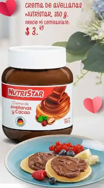 Mi Comisariato Cremas de Avellanas Nutristar 350g oferta