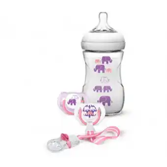 Bebemundo Set de regalo diseño elefante para niña. 260 ml oferta