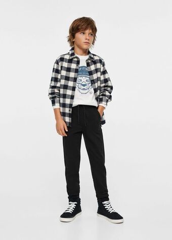 Mango Pantalón jogger algodón oferta