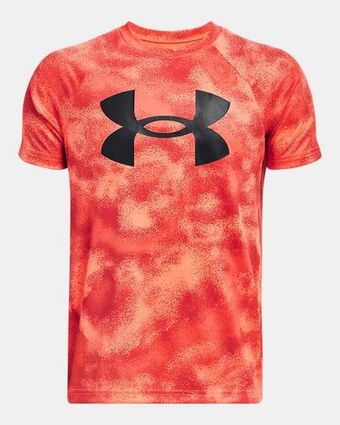 Boys' ua tech™ big logo printed short sleeve