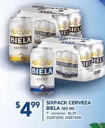Tia Six pack cerveza biela 355ml oferta