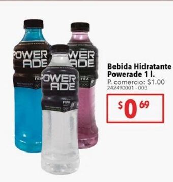 Tia Bebida hidratante powerade oferta